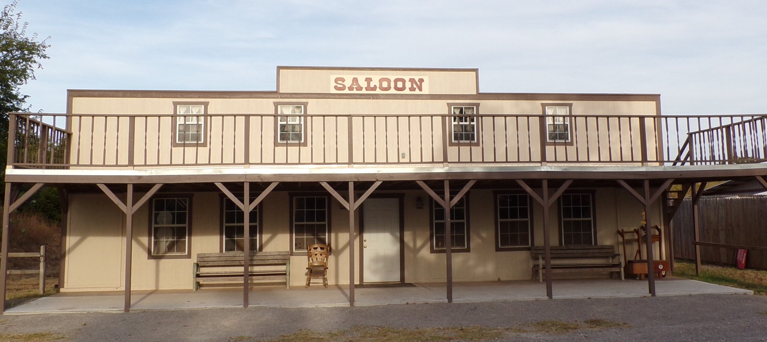 Saloon - Land Run Stage Land Run OKC Gun Club Saloon